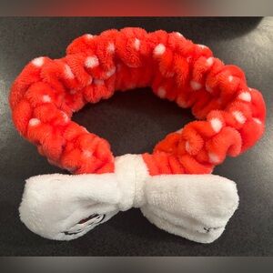 Fuzzy get ready crème hello kitty headband
